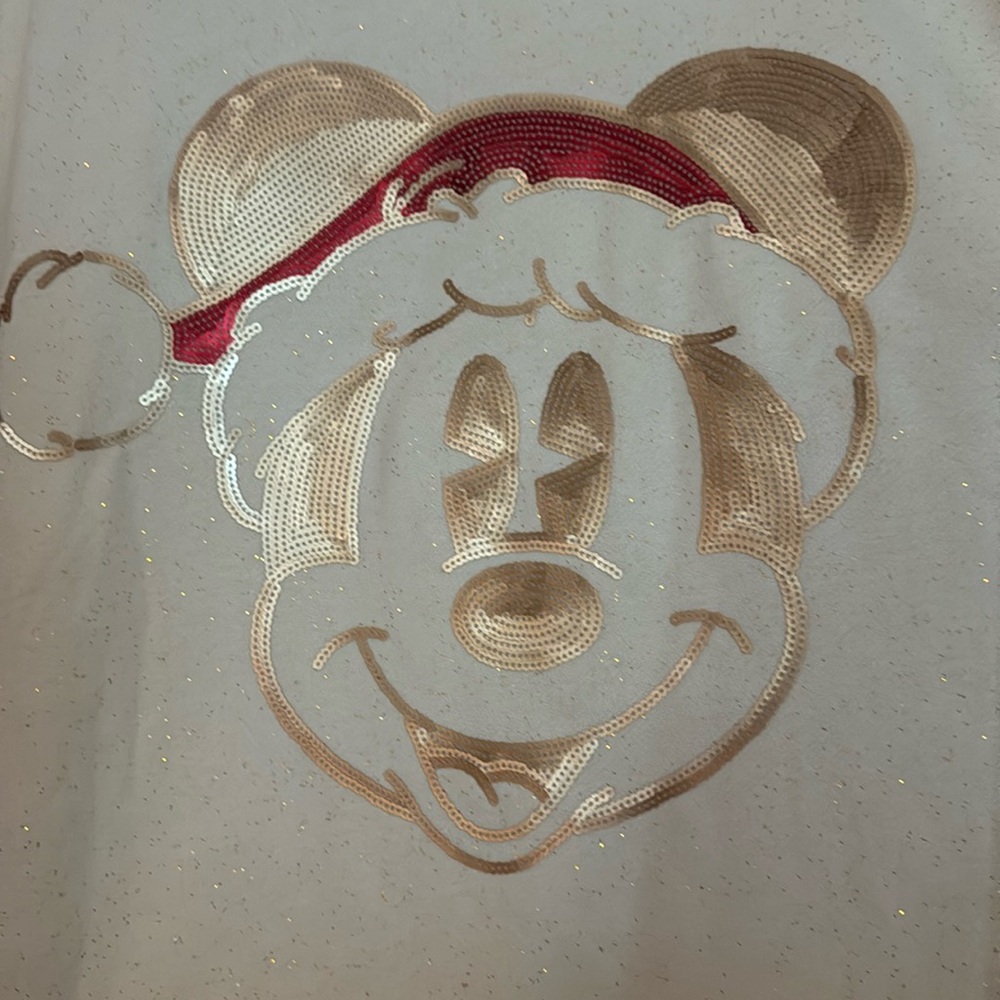 2022 Walt Disney World Parks Christmas Holiday Santa Mickey Spirit Jersey Large